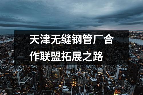 天津無(wú)縫鋼管廠合作聯(lián)盟拓展之路