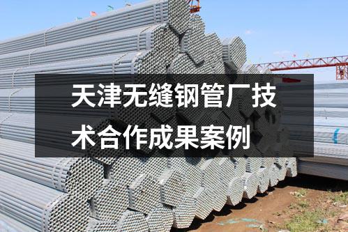 天津無縫鋼管廠技術(shù)合作成果案例